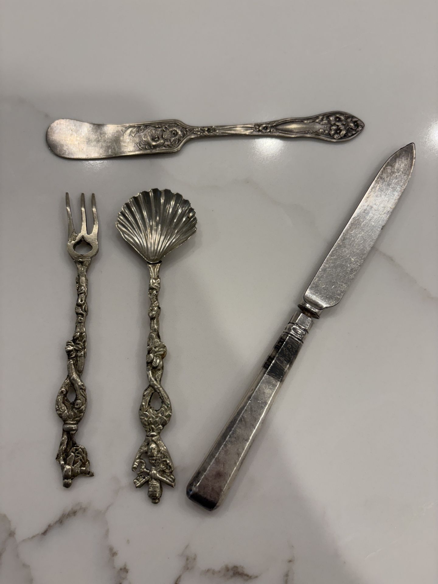 Antique European Silverware Pieces