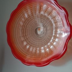 Artisan Machine Made Glass Wall Plate 