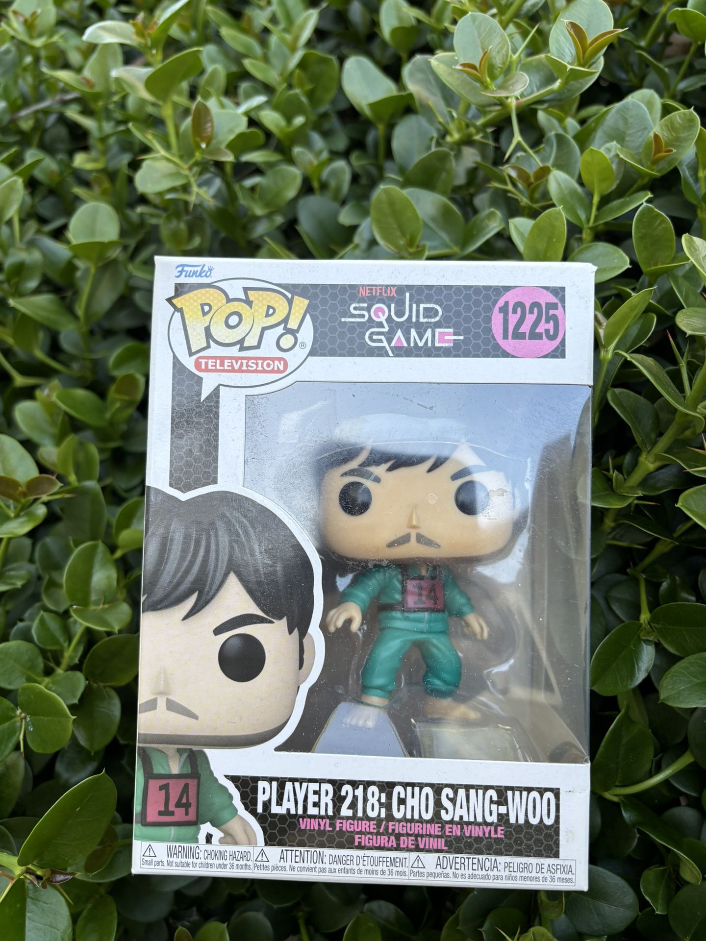 Funko Pop! Netflix Squid Games Player 218: Cho Sang-Woo-NO TRADES-NO OFFERS-PRICE FIRM