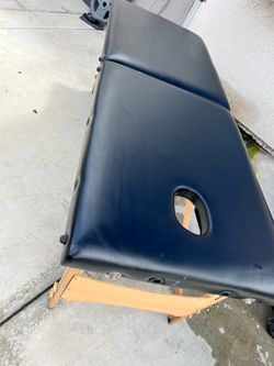 Portable Massage Table – Adjustable Wooden Frame