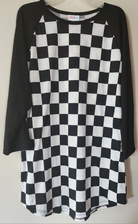 Lularoe Large Checkered Top Women