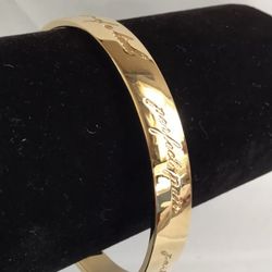 Very Pretty Solid Gold Plated  Kate Spade bangle. New With Tags.