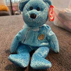TY Beanie Baby CLASSY the Bear - Apr 30 2001 - Vintage Excellent Condition!!!