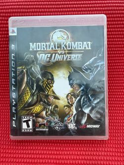 Mortal Kombat vs dc universe PlayStation 3