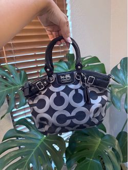 Coach vintage denim black/silver