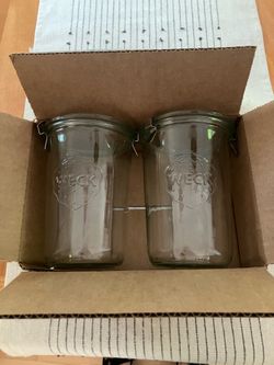 Two Weck Glass Jars