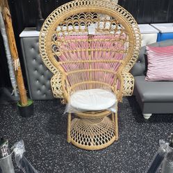 Handcrafted Peacock Chair!