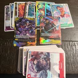 One Piece 16 Card Lot with Holos