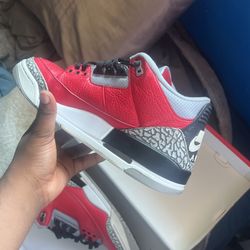 Jordan 3 Retro Fire Red Not Firm 
