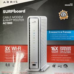 Arris SURFboard Cable Modem & Wi-Fi Router AC1900
