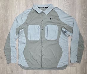 Nike Running Trail Dri-Fit ADV UV Travel Shacket HJ5079-320 Mens Size Medium NWT MSRP $120