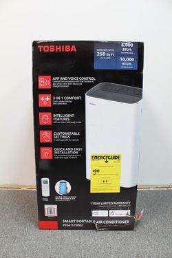 Toshiba  6,000 BTU 115-Volt Smart Wi-Fi Portable Air Conditioner