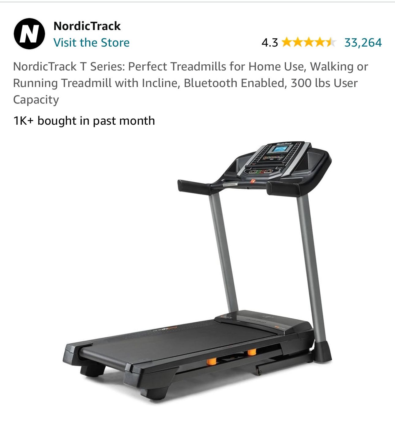 Nordic Track Treadmill 