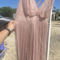Blush Pink Plus Size Dress