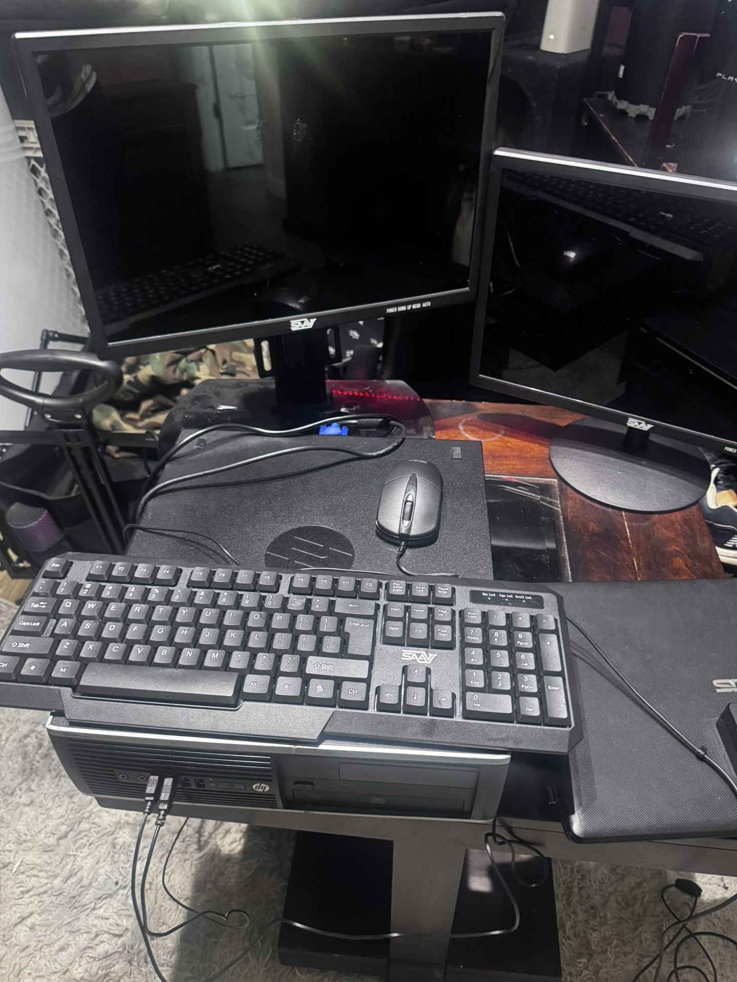 Desktop Pc … Dual Monitor