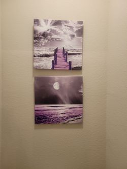 Purple Art Pieces