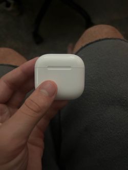 AirPod 4s left ear headphone and case