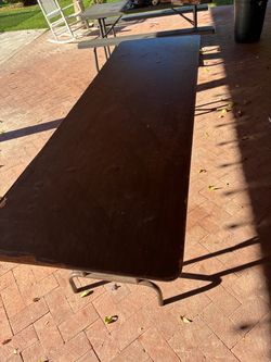 Free 8 ft folding table
