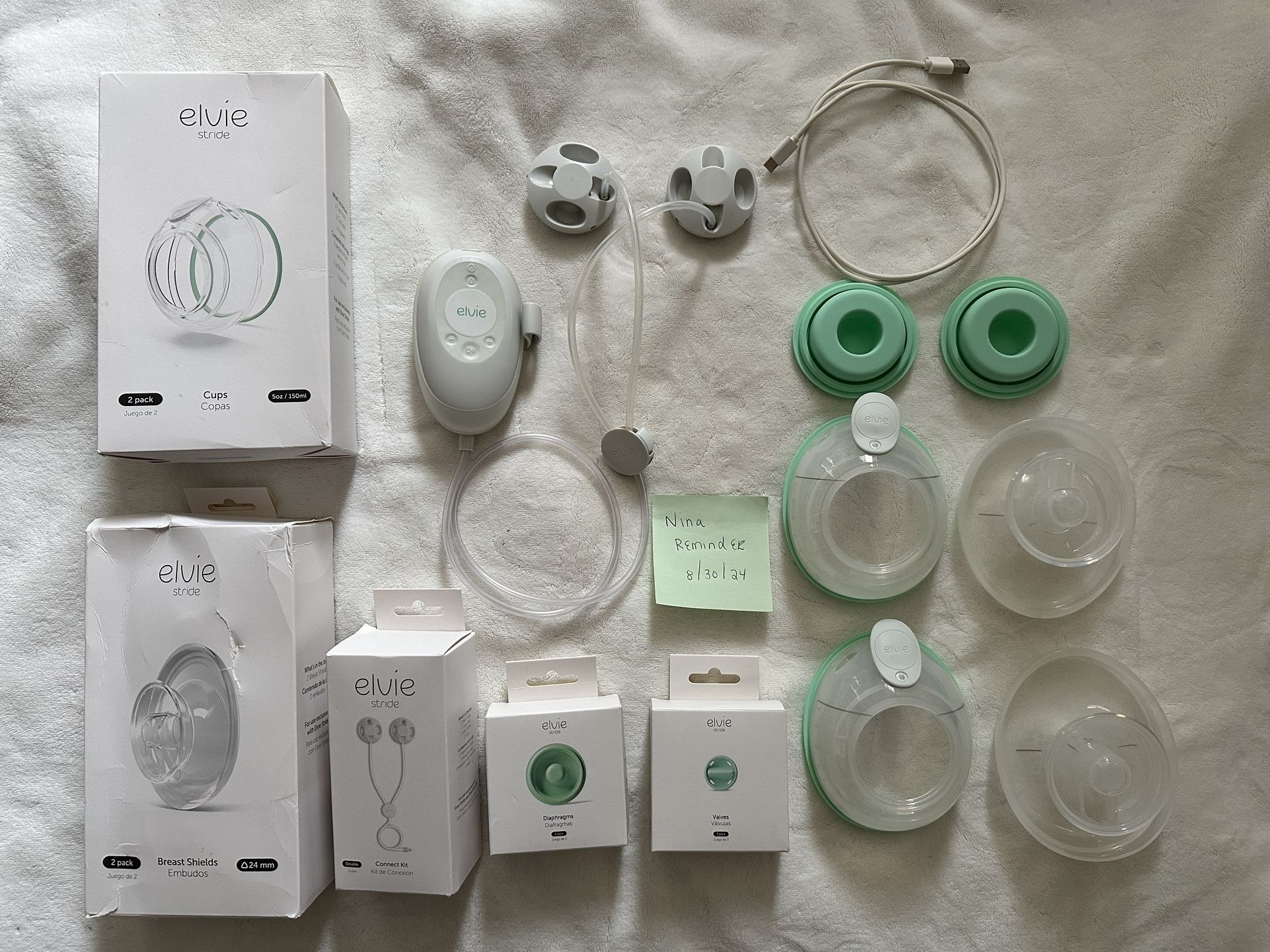 Elvie Stride Electric Breast Pump And Replacement Parts