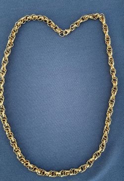 14K Over Sterling Silver Necklace 