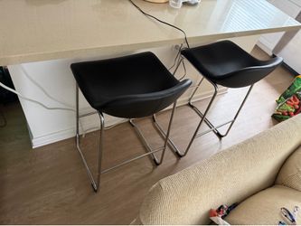 2 - Black Barstools