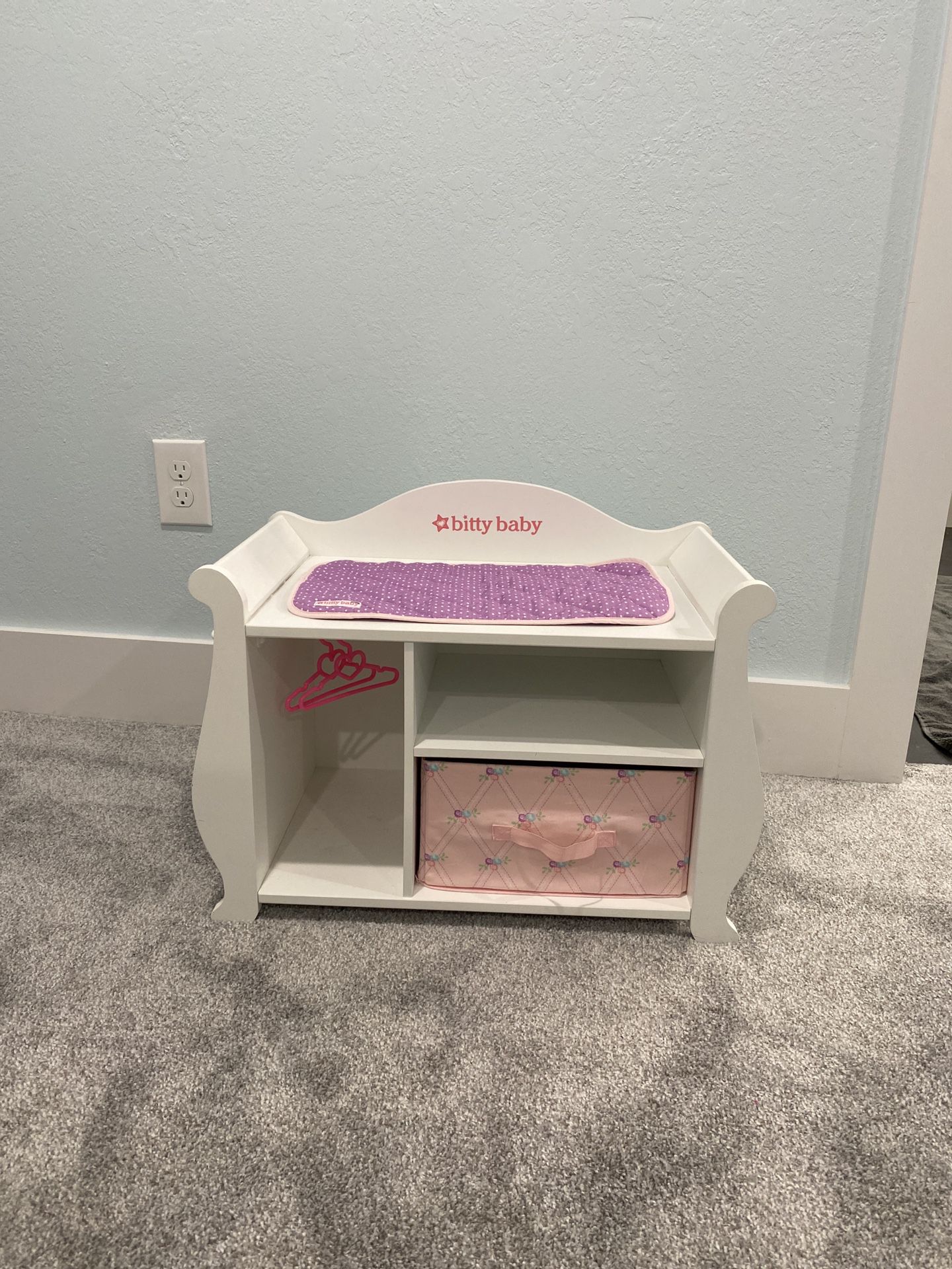 Retired American Girl Bitty Baby Changing Table
