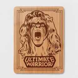 Ultimate Warrior Engraved cutting board