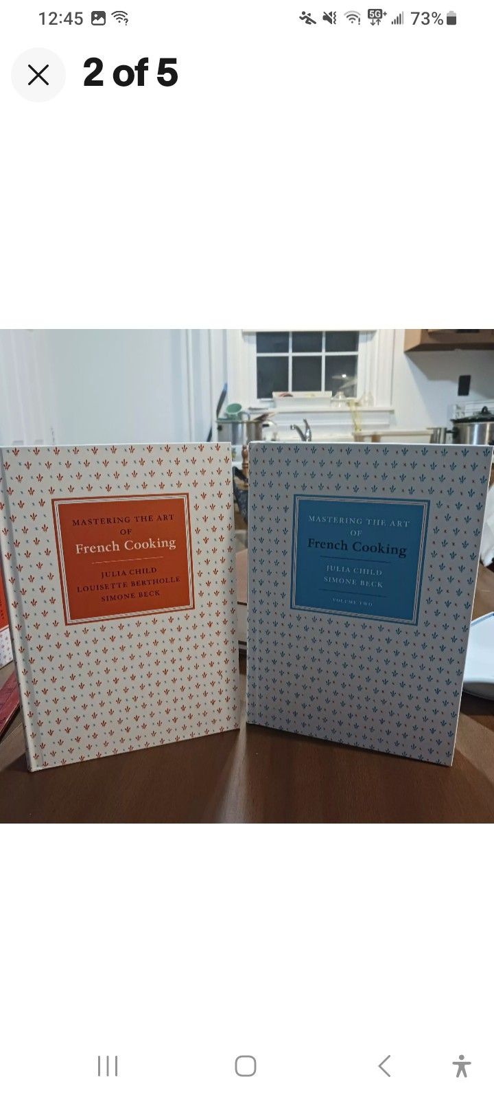 Julia Childs Cookbooks Boxed Set Hardback