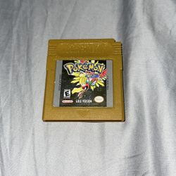 Pokémon Gold for the Gameboy Color