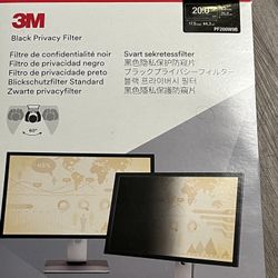 3M Black Privacy Filter