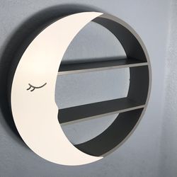 Baby Room Moon Shelf Wall Shelf For Newborn 