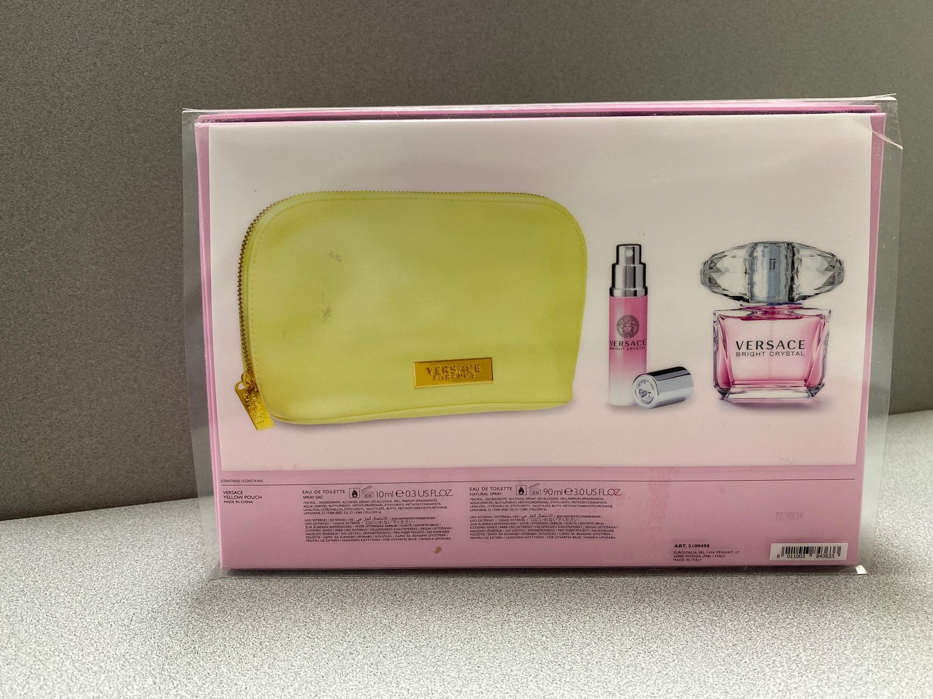 Versace Bright Crystal Perfume Set For Women