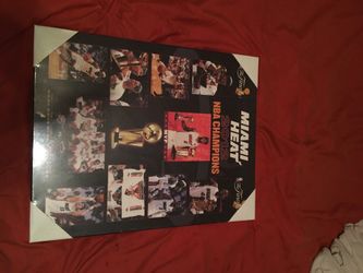 MIAMI HEAT 2012 NBA CHAMPS PLAQUE
