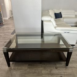 Coffee Table With Glass Top