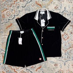 Size large Casablanca velvet suit