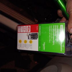 Square D Homeline 40-Amp 2-Pole GFCI Circuit Breaker HOM240GFIC