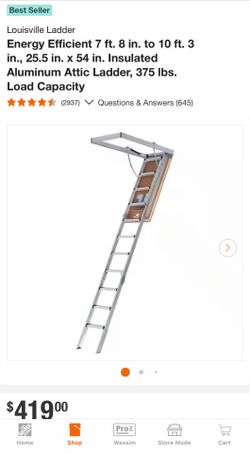 Louisville Attic Ladder AH2540MG-R5