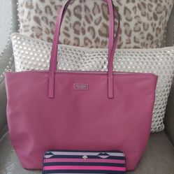 Matching KATE SPADE Tote Bag & Wallet