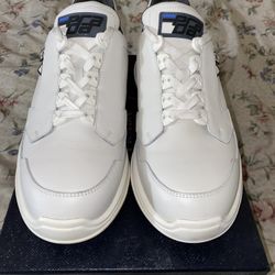 Prada White Leather Shoes
