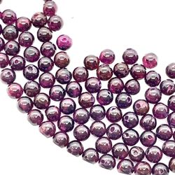 105 Round Garnet Beads