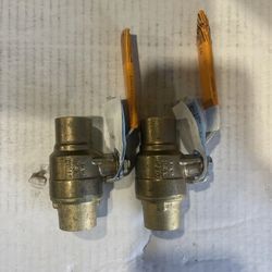 Apollo 77FLF20401 Brass 2-Way Ball Valve Sweat (2-Pack) - New