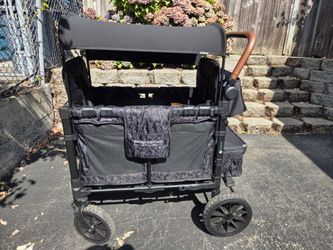 WonderFold W2 Luxe 2-Seater Stroller Wagon + Accessory Bundle