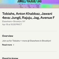 Tobiahs Ticket - 2 Total 