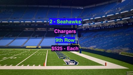Seahawks Chargers Tickets