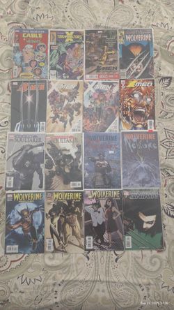 18 Wolverine & X-Men Comic Books.