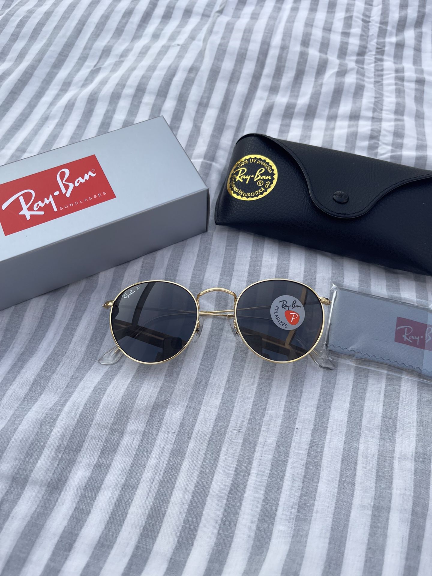 Round 3447 Polarized Lenses Unisex Sunglasses 