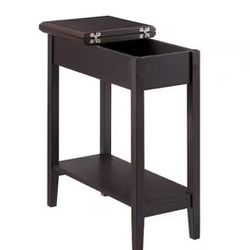 Roxy Narrow Wooden Flip Top End Table with Storage

$35