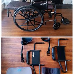 Drive Silver Sport Reclining Wheel Chair