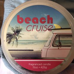 New 3 Wick Candle- Beach Cruise