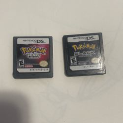 pokemon pearl and black (LOOKING TO TRADE READ DESCRIPTION)
